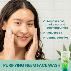 Himalaya Purifying Neem Face Wash, aplicación-manual: ideal para piel normal a grasa.