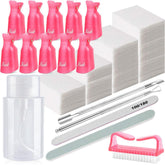 HiMo tapas desmontables para gel, fijación estable para retirar esmalte.