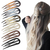 HINGTAI clip frances-u estilo retro carey para peinados elegantes.