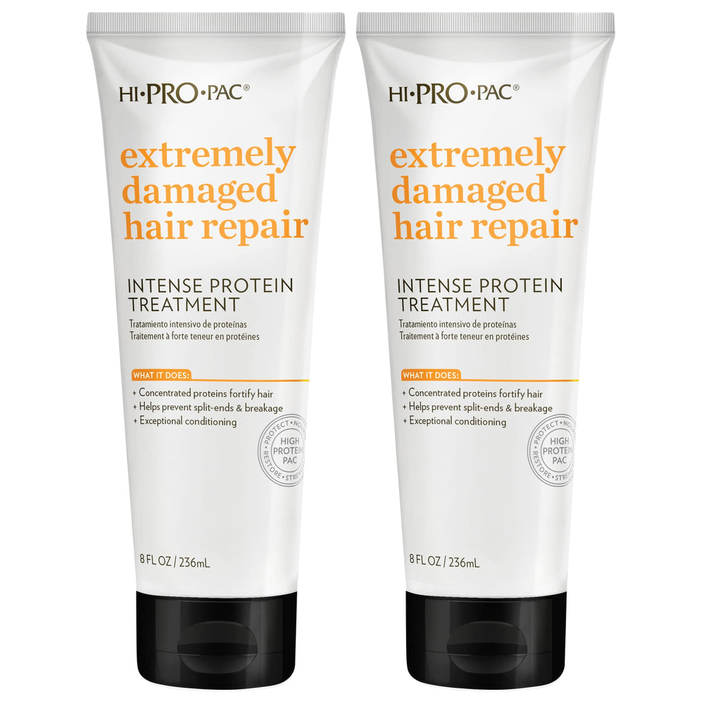 Hi-Pro-Pac Mascarilla capilar daño extremo en botella, suaviza y fortalece el cabello.