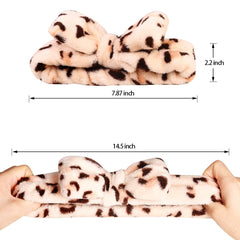 Hishexin banda spa lazo doble terciopelo coral, duradera y cómoda para tu rutina.