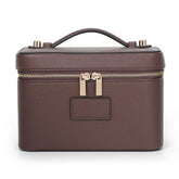 HiTotes bolsa maquillaje cuero impermeable, ideal para viaje diario.