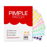 Parches HLOES para acne en estrella, uso nocturno y absorción suave.