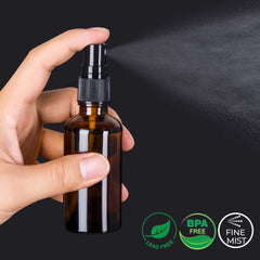 Rociado de niebla fina en spray 2oz ideal para aromaterapia y cuidado facial.