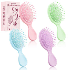 HOFASON cepillo mini para cabello húmedo, desenreda sin dolor.