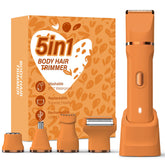 HOHOLE 5-en-1 recortadora facial: precisión suave para afeitado diario.