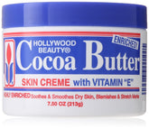 Hollywood Beauty crema cacao manteca piel: hidratación suave para piel seca