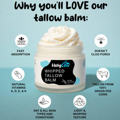 HolyCow sebo de res: producto sin aroma, ideal para piel sensible.