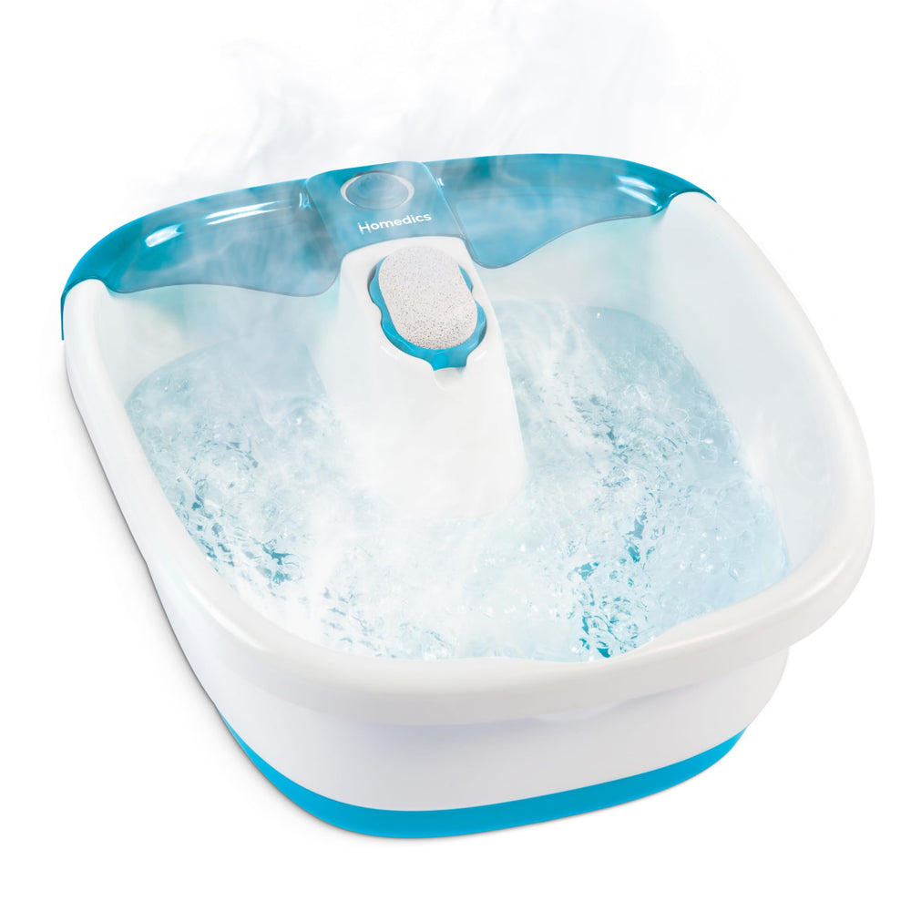 Homedics Bubble Mate spa de pies con burbujas para relajación diaria.
