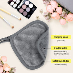 HOMEXCEL: toalla doble cara desmaquillante ofrece exfoliación suave y limpieza profunda.