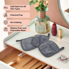 HOMEXCEL: toallas desmaquillaje tamaño 5x5 cm, compactas para llevar en bolso.