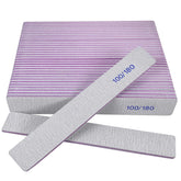 Lima emery HomeyEra, doble cara 100/180 grano para uñas naturales y acrílicas.