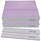 HomeyEra limas dobles 100/180 para uñas acrílicas y naturales, duraderas y reutilizables.