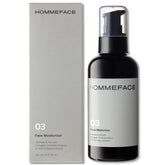 HommeFace crema hidratante diaria para el rostro, en botella lista para usar.