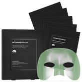 Mascarilla hidrogel de HommeFace en empaque, lista para hidratación profunda.