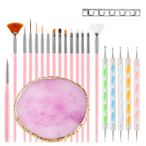 HomTop set de herramientas para uñas de 22 piezas para manicuras precisas