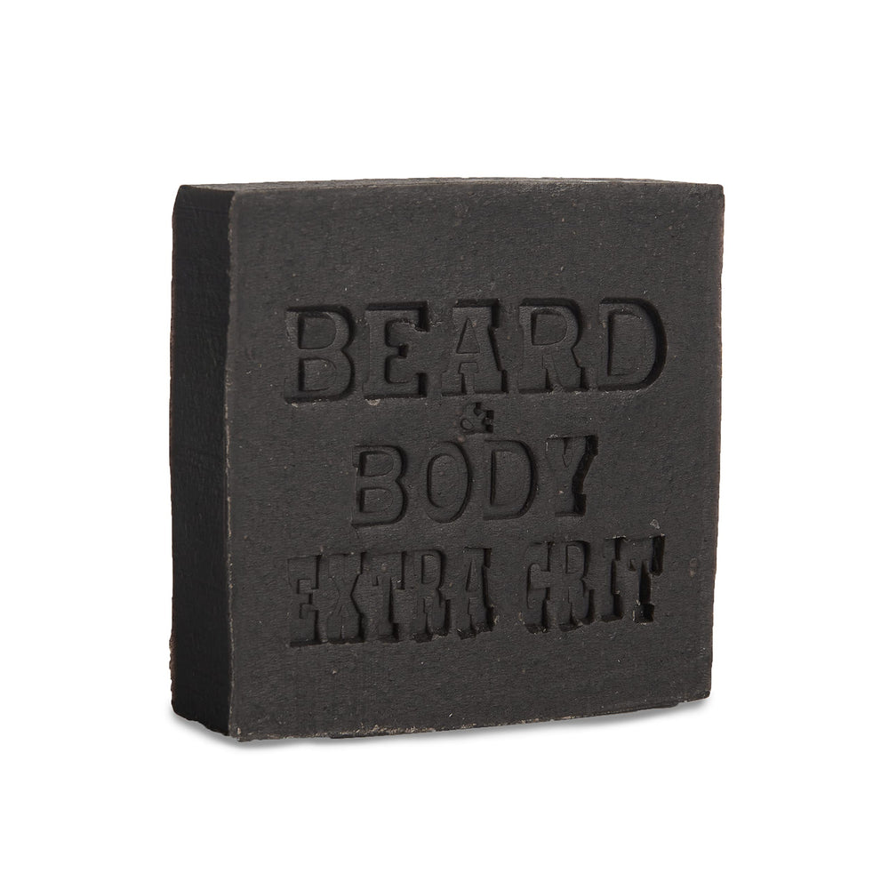 Honest Amish jabón barba y cuerpo exfoliante suave para piel saludable.