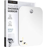 HoneyBULL espejo de ducha antivaho con recubrimiento para un afeitado claro