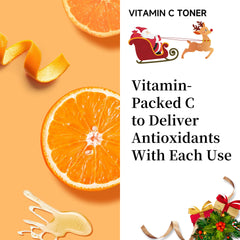 HONLINK 5X Vitamina C Toner aplicación con aplicador para rutina diaria.