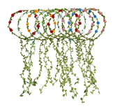 HOPEANT corona de flores rojas, ideal para fiestas y sesiones de fotos románticas.