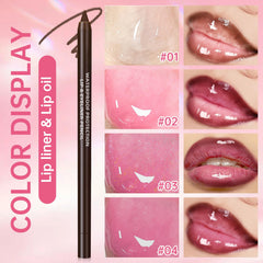 Brillo labial HOSAILY con textura cremosa para un look glamoroso.