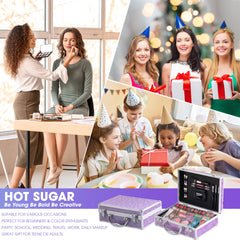 Hot Sugar bálsamos labiales y brillos para labios con color suave.