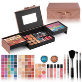Hot Sugar kit maquillaje para adolescentes con estuche rosado, ideal para viaje y uso diario.