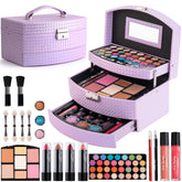 Hot Sugar kit maquillaje: sombras de ojos moradas para looks diarios.