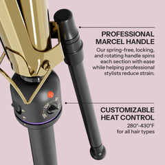 Hot Tools Pro Artist se calienta rápido para styling eficiente.