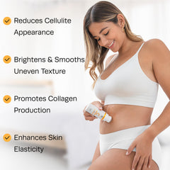 Hot Vita Aceite corporal hidratante para piel seca, textura más suave.