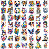 Hotoyannia: tatuajes acuarela animales grandes, ideales para fiestas infantiles y disfraces.