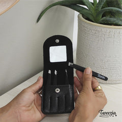 TWEEZIA pinzas rectas para depilar cejas con control