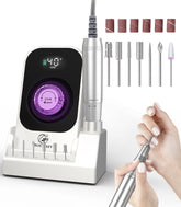 HOUSMV pulidor de uñas 40 000 revoluciones por minuto en accion para manicura eficiente