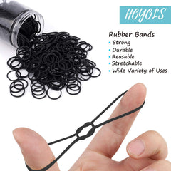 HOYOLS gomas-pelo-resistentes-para-diario: sujetan coletas sin romperse