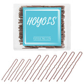 HOYOLS horquillas U 5 cm, agarre suave para peinados diarios