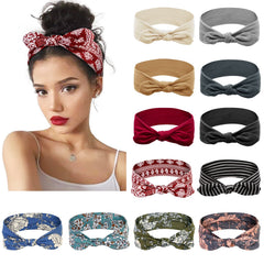 Huachi diadema lazo para cabello, cómodo y ajustable para uso diario.