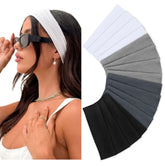 Bandas Huachi para el cabello negro, anti deslizamiento, ideal para entrenamientos