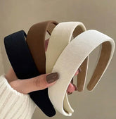 Huachi diadema negro para mujer: estilo diario y comodidad duradera.