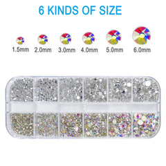 Piedras HUETFAT en 6 tamaños para diseños variados.