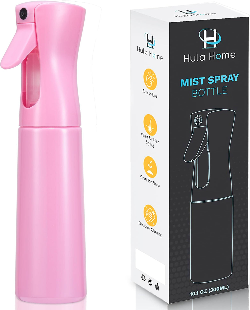 Hula Home atomizador continuo para cabello con niebla fina para peinado