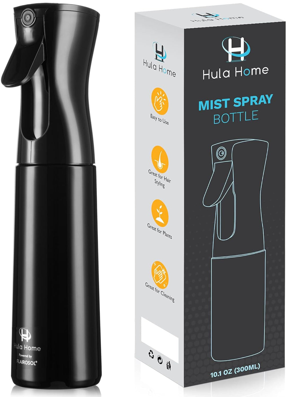 Botella Hula Home con rociado ultrafino para cabello, ideal para peinar sin esfuerzo