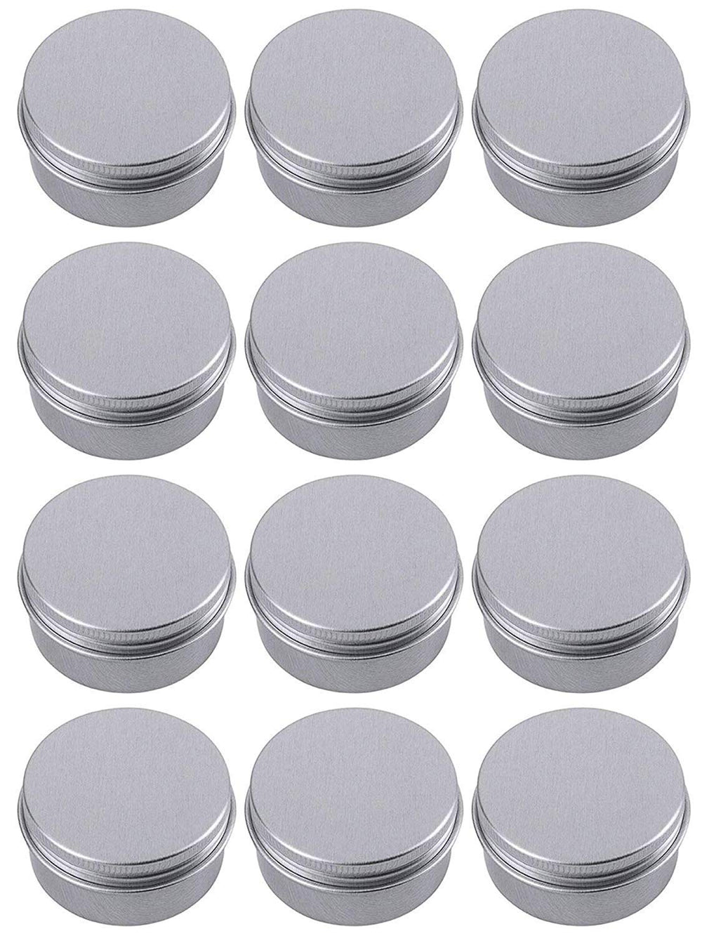 Hulless tarro de aluminio 15 ml para cosméticos, ideal para muestras.