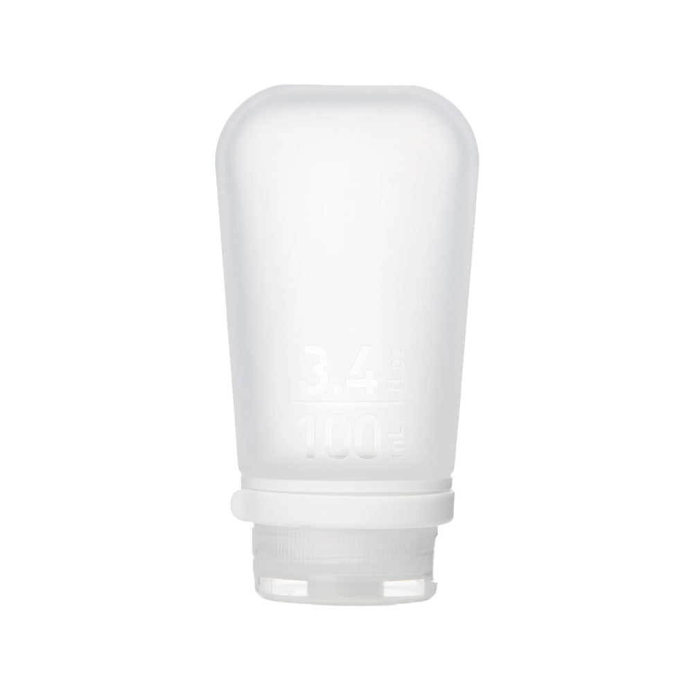 GoToob+ Grande de humangear, botella de viaje 3-4 oz para líquidos, práctico.