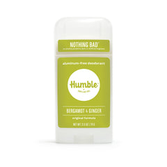 Desodorante Humble Original sin aluminio en envase, control de olor diario