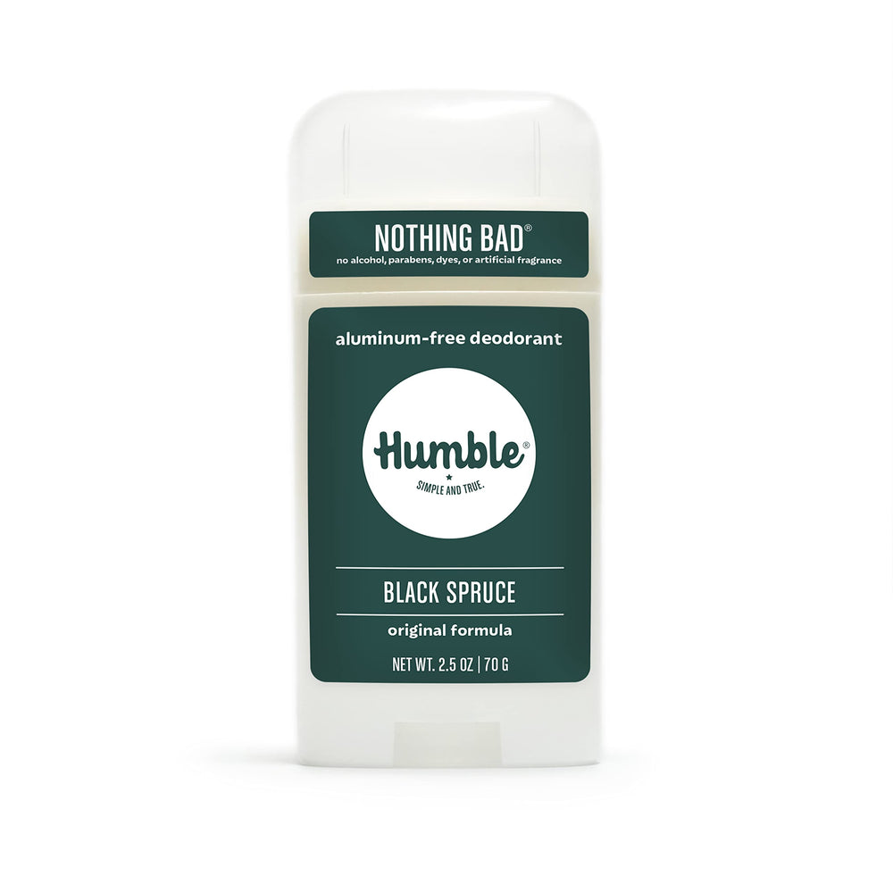 Desodorante Humble Brands Original sin aluminio, embalaje práctico para uso diario y frescura duradera.