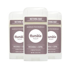 Déodorant Humble Brands Formule Originale - emballage pratique et élégant pour voyages