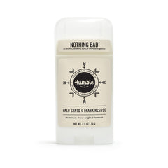 Desodorante Humble Simple and True Original en frasco, control de olor diario.