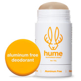 Desodorante Hume Supernatural sin aluminio en bote Amber Woods para uso diario