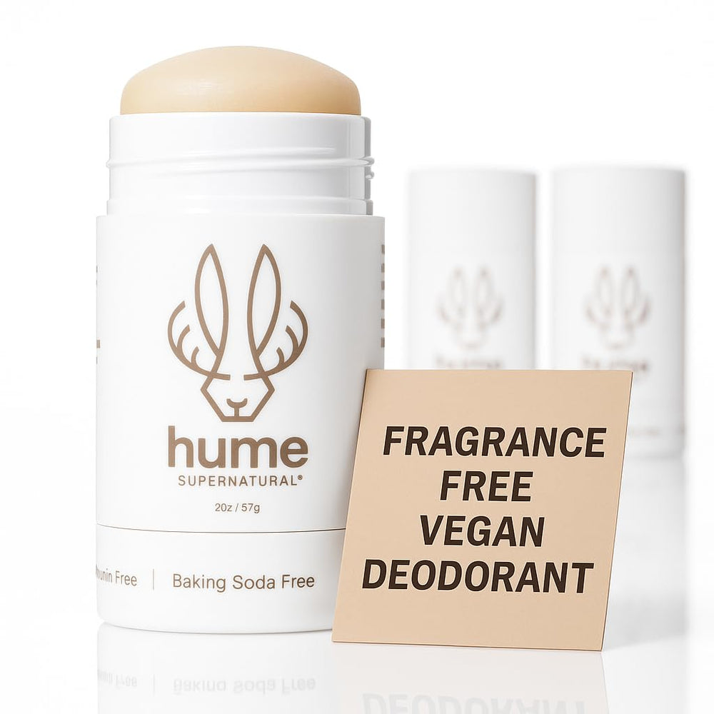 Desodorante Hume Supernatural sin aluminio en barra transparente para uso diario