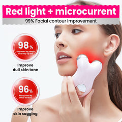 Terapia de luz roja de Hunvva para el rostro.